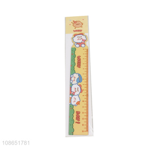 Online wholesale cartoon plastic stright ruler kids measuring tools