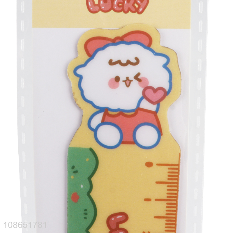 Online wholesale cartoon plastic stright ruler kids measuring tools