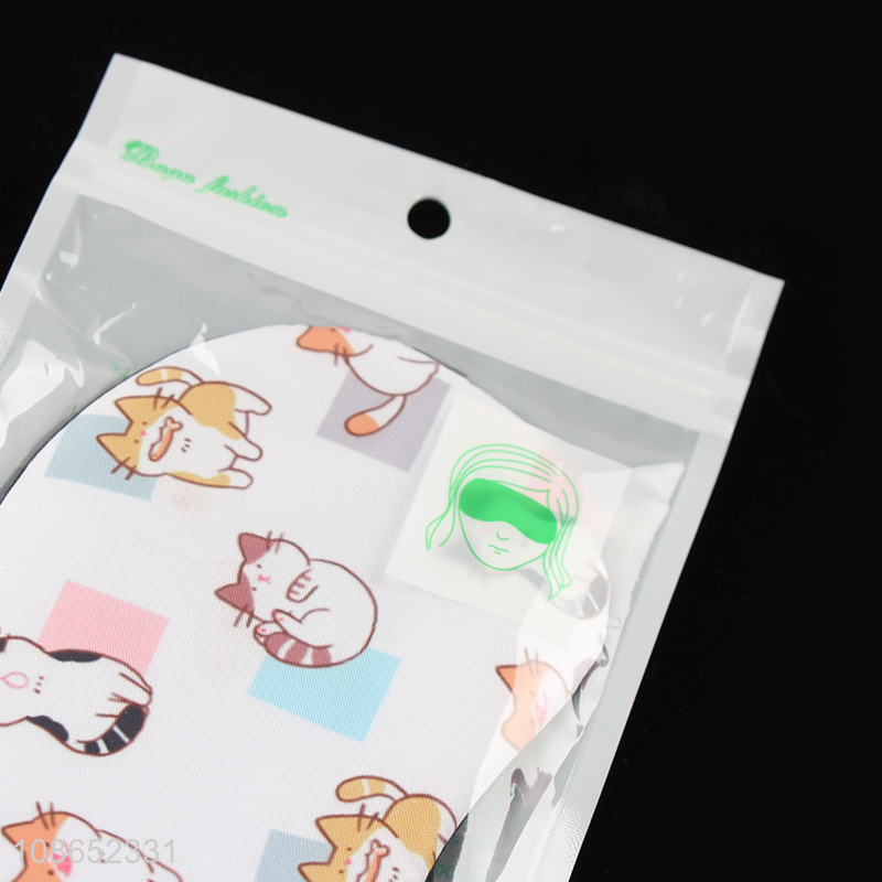 Online wholesale cartoon printed sleeping eye mask blindfold