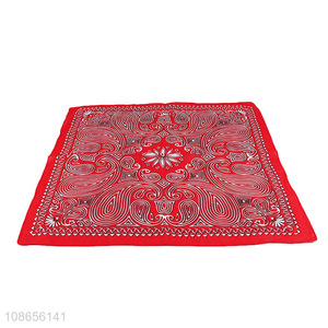 Low price fashion ladies decorative head scarf bandana kerchief wholesale