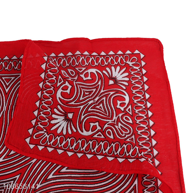 Low price fashion ladies decorative head scarf bandana kerchief wholesale