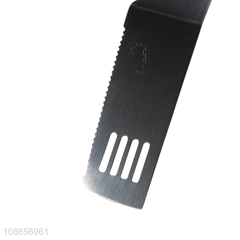 Good selling stainless steel kitchen cooking spatula slotted spatula