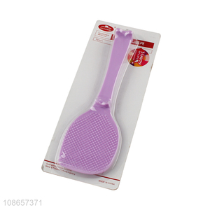 Wholesale heat resistant food grade plastic standing rice scoop paddle