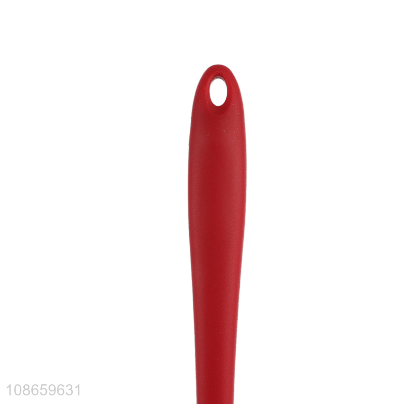 Good quality silicone slotted cooking spoon slotted basting spoon