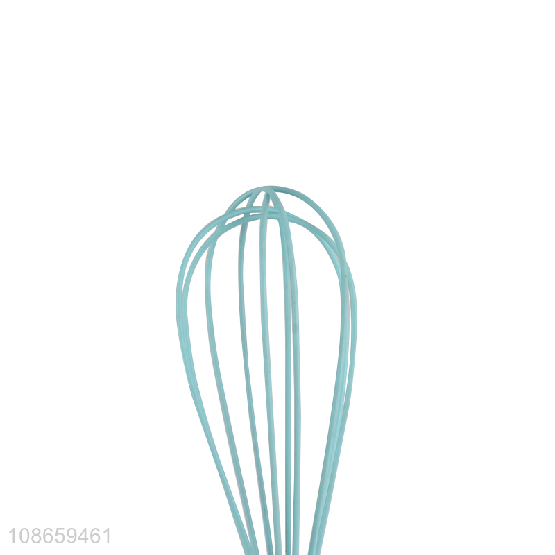 Factory wholesale wooden handle silicone balloon wire egg whisk