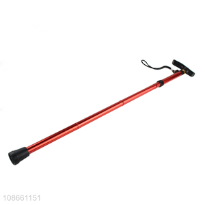 Good price aluminum alloy walking stick collapsible hiking trekking pole