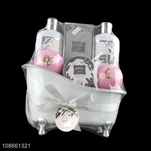 Top quality body care personal care packages with bath ball