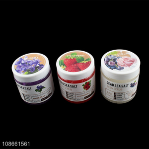 China wholesale dead sea salt 4in1 body scrub for body care