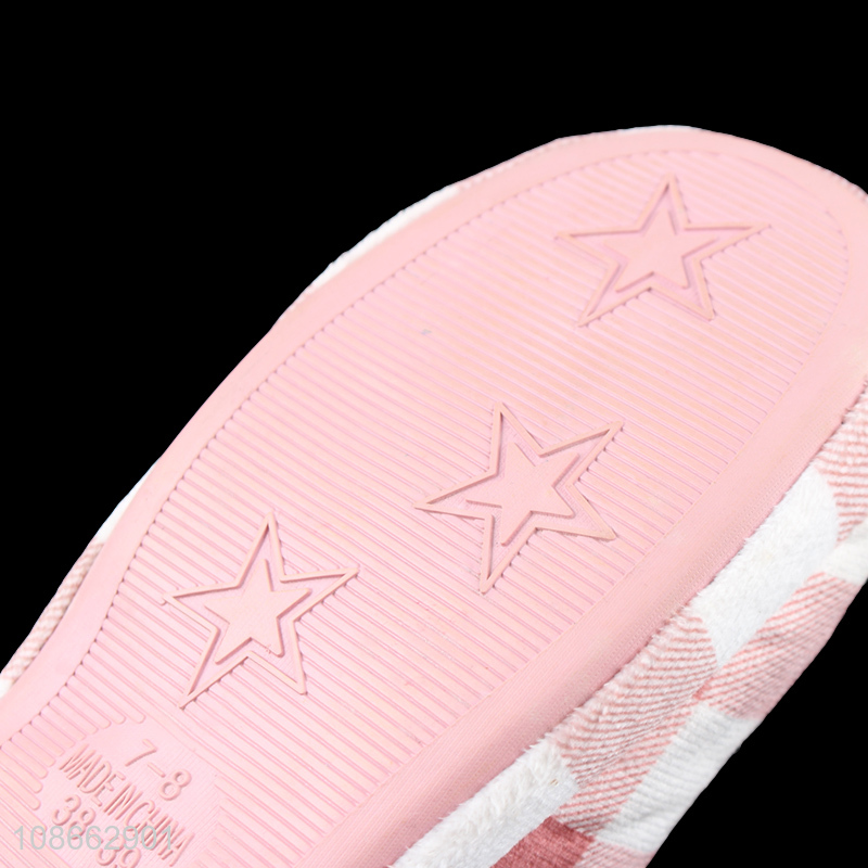 Hot selling women's winter slippers non-slip indoor bedroom slippers