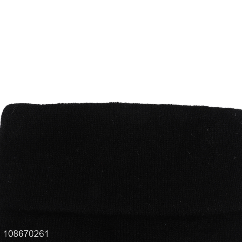 Top products black windproof winter warm men beanies hat