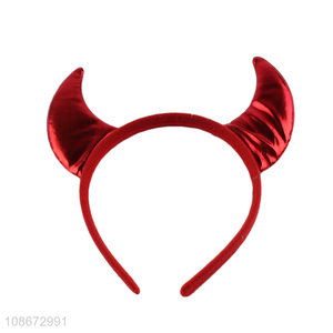 Hot selling Halloween costume red horn headband Halloween accessories