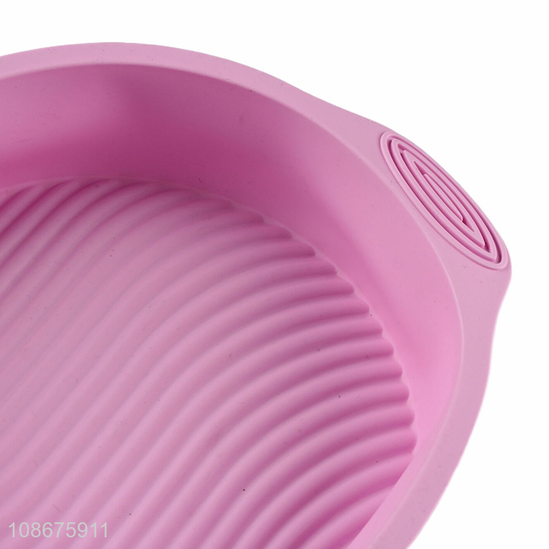 Good quality round silicone chiffon cake molds kitchen bakeware