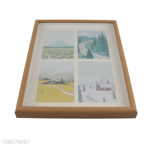 New Hot Sale 4-Opening MDF Picture Frame For Tabletop Decoration