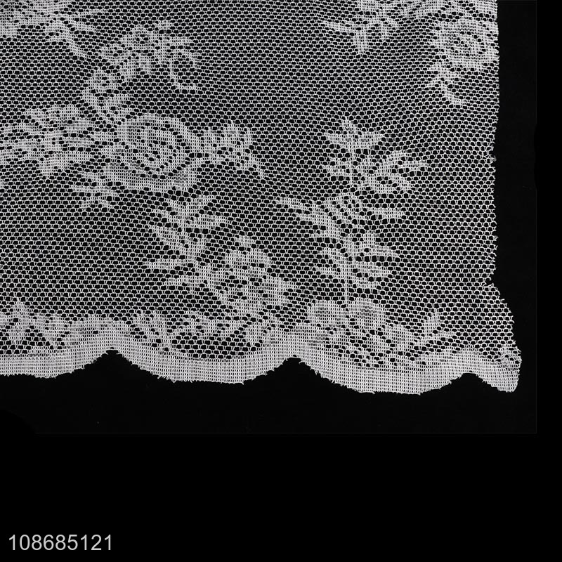 Factory price rectangular table cloth decorative vintage lace table cloth