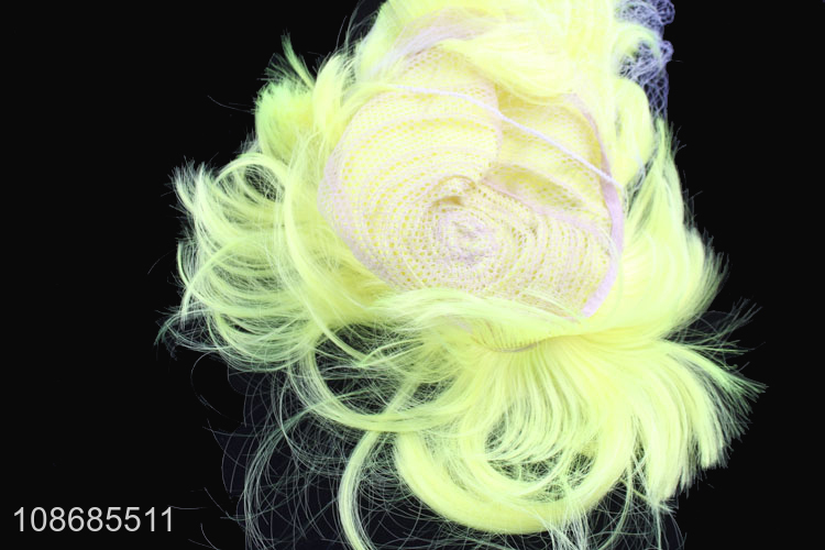 China factory multicolor party supplies heat-resistant synthetic Hair