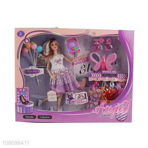 Latest products girls bueaty doll set fashion doll gifts set