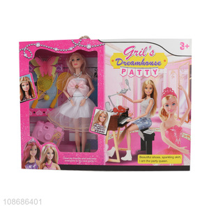 New arrival fashion girls beauty doll princess doll set for sale