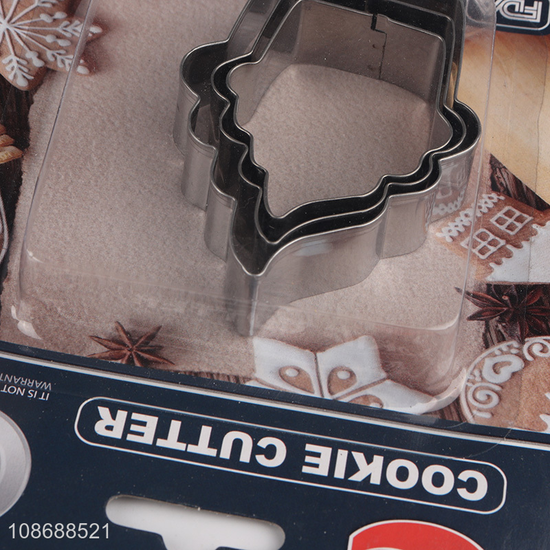 New arrival ice-cream shape stainless steel baking cookies cutter cutter mould