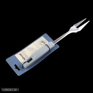 Hot sale stainless steel tableware fork meat fork with pp handle