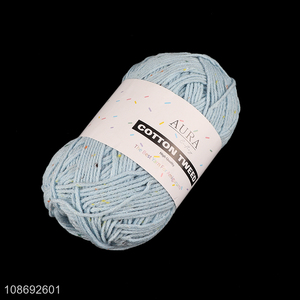 Wholesale 65g soft acrylic cotton yarn for crocheting and knitting