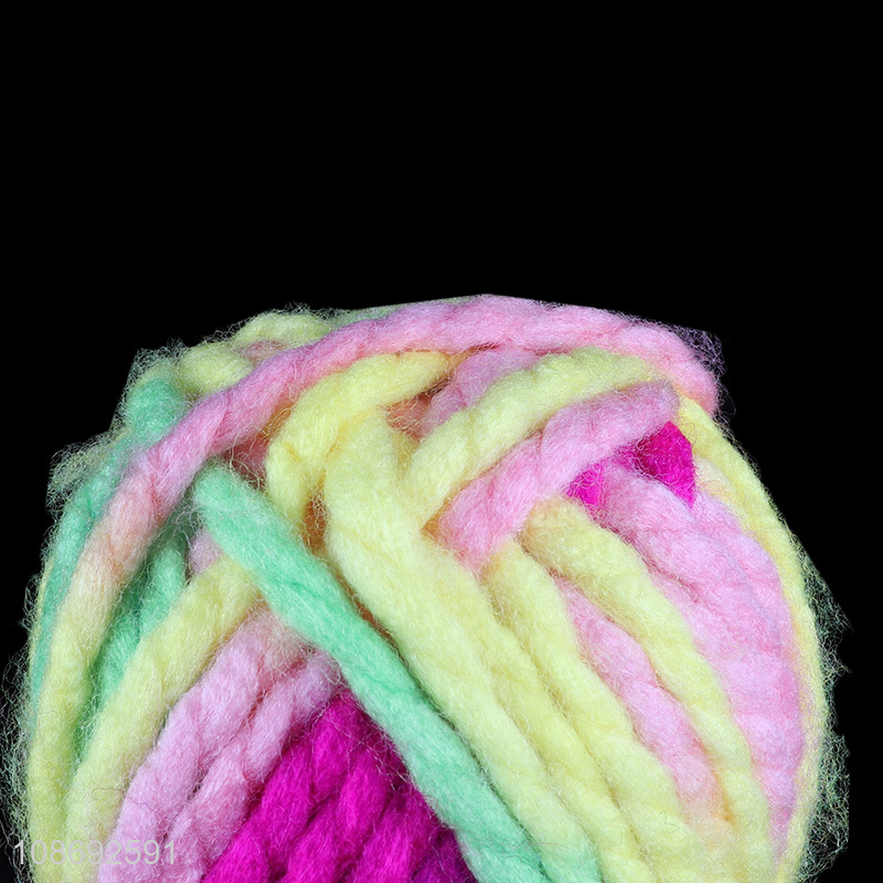 Wholesale 80g space dye yarn for crocheting & hand knitting blanket