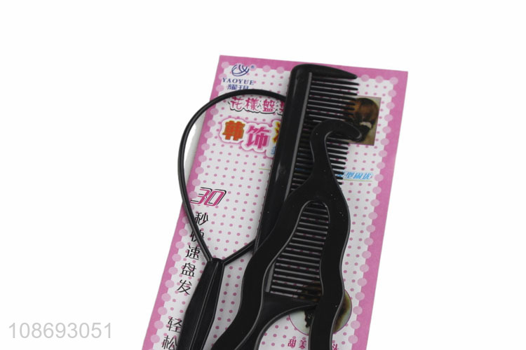 Latest products women hair salon hair comb tool set for sale