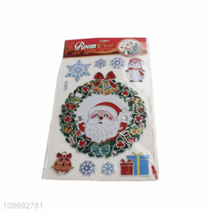 Top selling christmas sticker decorative sticker for home