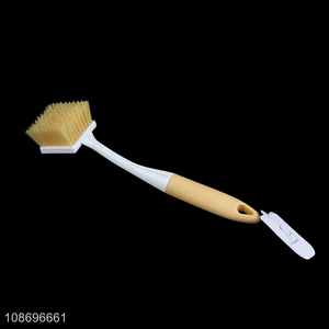 Factory supply plastic pot dish brush kitchen scrub brush