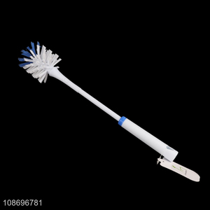 Online wholesale durable plastic toilet brush with long handle