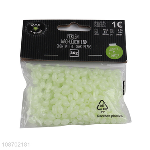 Good quality DIY glow in the dark beads for bracelet jewelry making