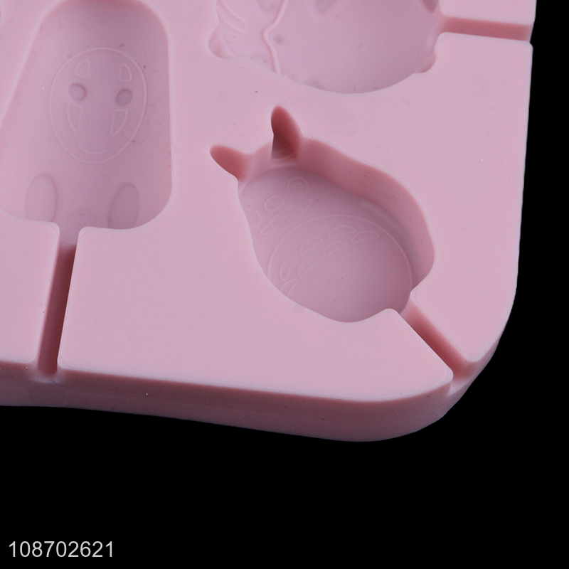 Top selling cartoon silicone mini ice popsicle mold candy chocolate mold