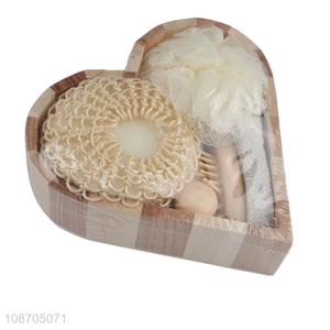 Good selling <em>bath</em> brush <em>bath</em> sponge skin care <em>bath</em> <em>set</em> wholesale