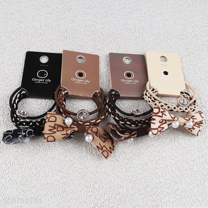 Good sale fashion hair accessories stretch hair ties hair ropes