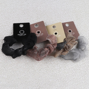 Hot items elastic fashion yarn band hair scrunchie hair rope for women