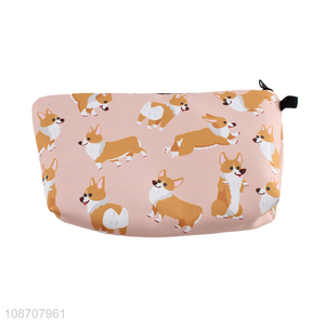 Low price puppy printed students stationery pencil bag for sale