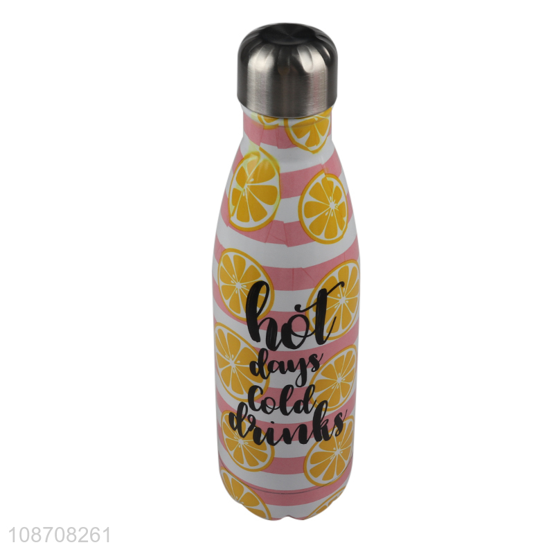 China products stainless steel portable vacuum insulated water bottle for sale