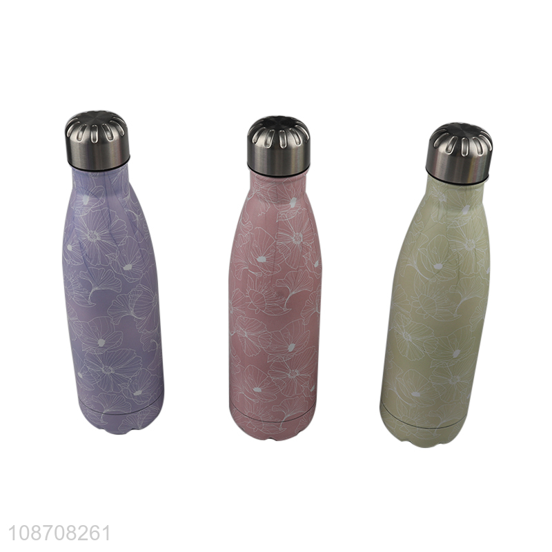 China products stainless steel portable vacuum insulated water bottle for sale