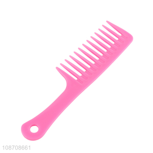 Hot items plastic wide tooth hair comb hair brush for sale