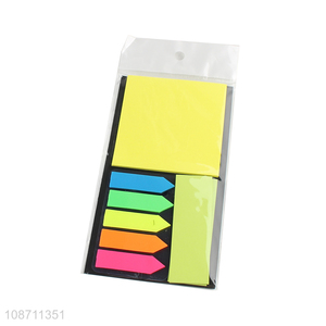 Hot items fluorescent colored school office sticky notes set