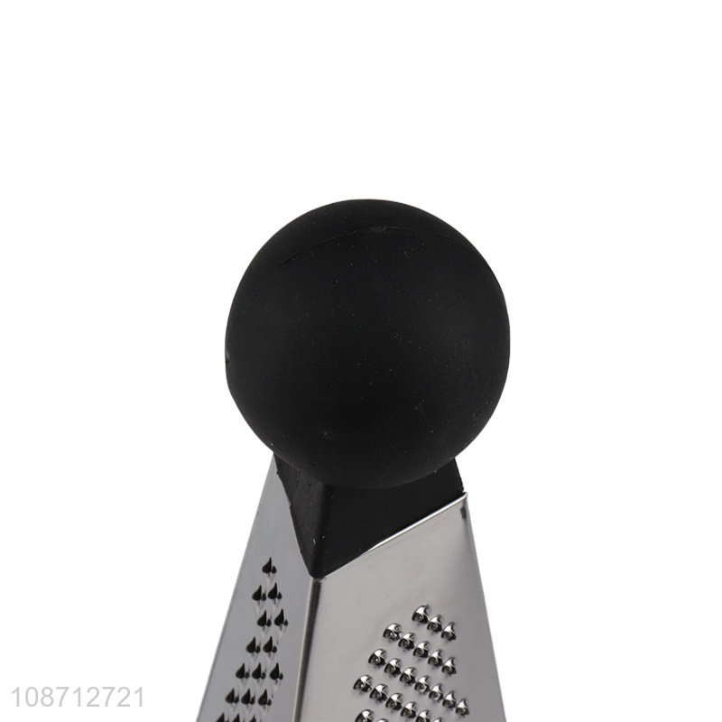 Top sale 3sides stainless steel multifunctional vegetable grater cheese grater