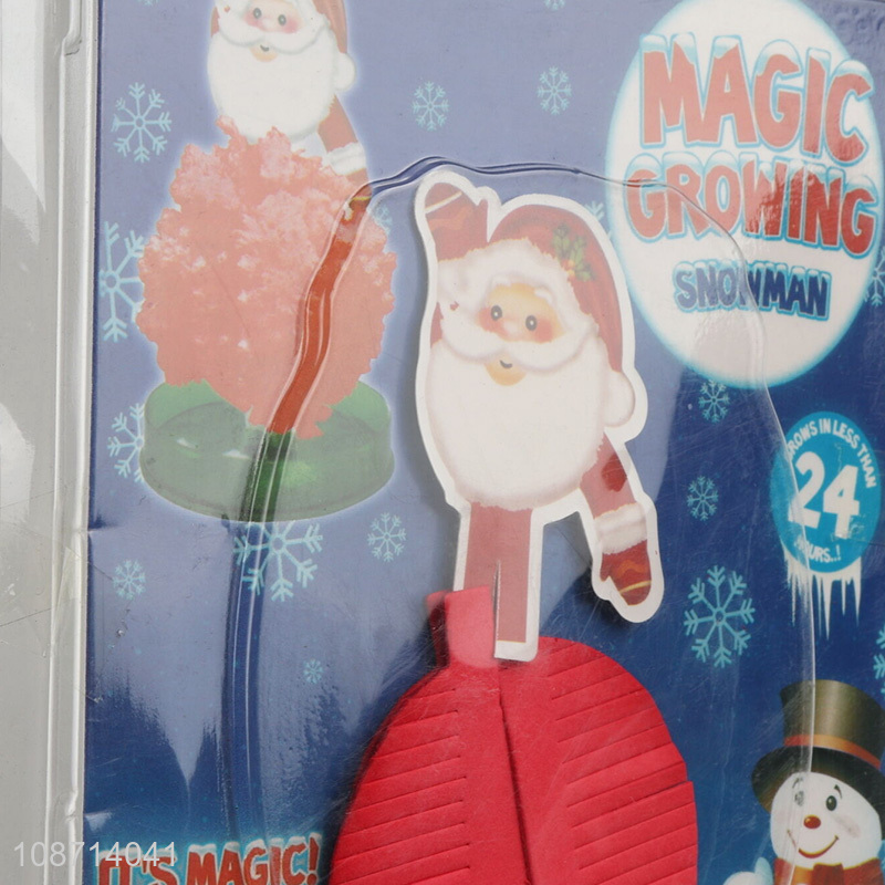 New product magic growing crystal santa claus DIY Xmas tabletop ornaments