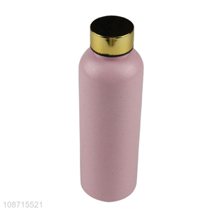 Good selling eco-friendly ports wheat straw water bottle for home office