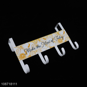 Popular products metal over the door clothes hook coat hook for bedroom