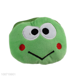 Online wholesale cute cartoon frog plush coin purse small coin pouch