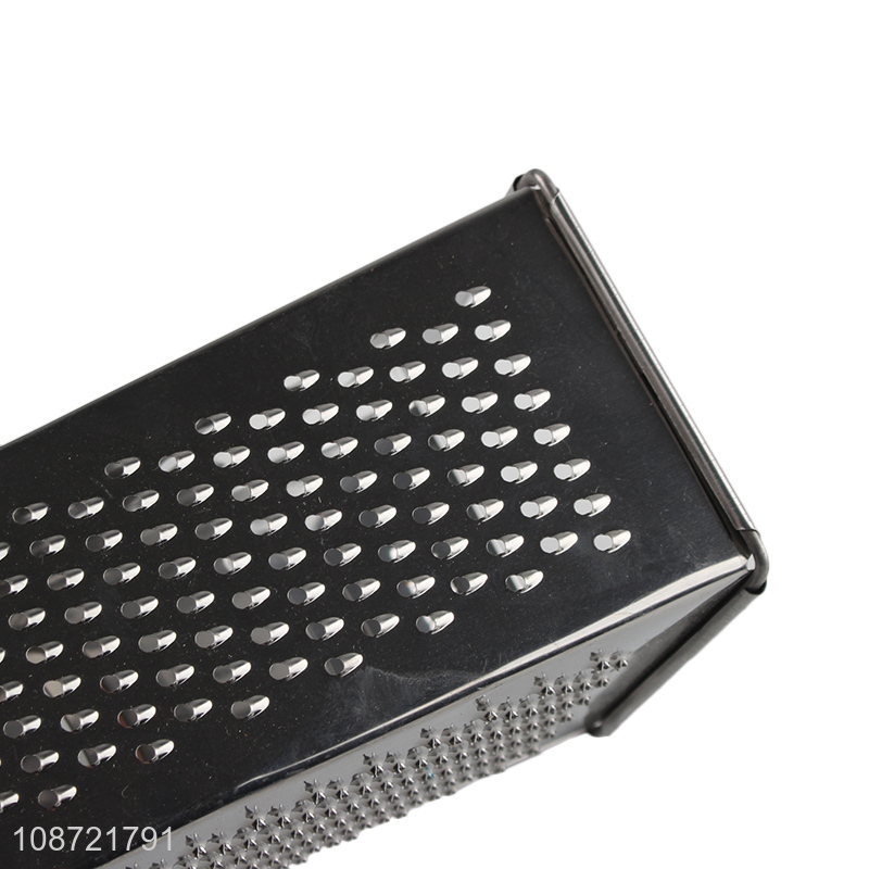 Wholesale 4 sided box grater multi-purpose stainless steel grater for kitchen