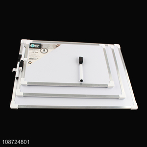 Wholesale double sided whiteboard aluminum frame writing board with marker