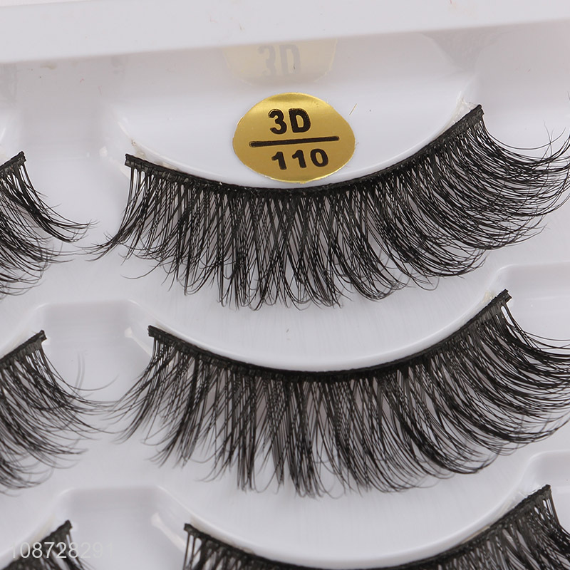 New products 5d fluffy mink eyelashes false eyelashes set for sale