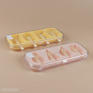 New products 4-cavity plastic ice pop molds ice pop maker