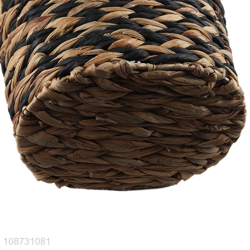 Wholesale water hyacinth storage basket wicker storage basket for organizing