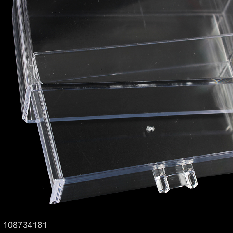 China supplier clear makeup organizer lipstick jewelry display stand storage box